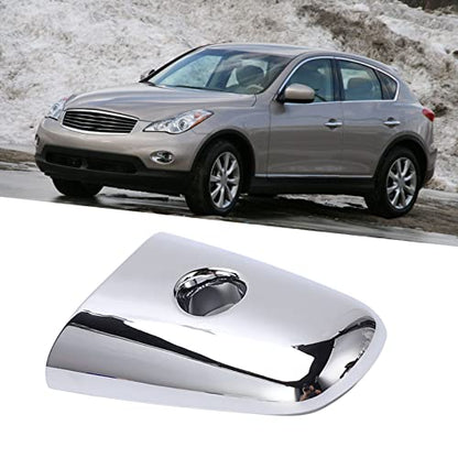 Aramox OE: 80646 1BA0A Car Exterior Door Handle Cover with Keyhole Outside Door Handle Escutcheon Compatible with QX60 QX70 QX80 2014-2019