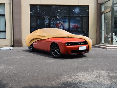 Heavy Duty Outdoor Car Cover Custom Fit for Dodge Challenger, Windproof All Weather Waterproof Sun Rain UV Dust Snow Protection Outdoor Car Covers - size: Custom Fit Dodge Challenger
