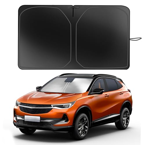 Kairiyard Car Windshield Sun Shade, 240T Thickened Block Heat and Sun Keep Cars Interior, Foldable Automotive Sunshade for Car SUV Truck Front Windshield (57.09x 31.5 inch) - size: 1Pc Windshield Sunshade