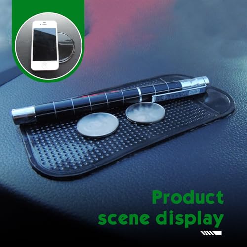 10 PCS Car Dashboard Non Slip Mat, Multifunctional Sticky Dash Pad, Anti-Slide Dash Mat, Universal for Radar Detector, Phone, Keys, Glass, Mirrors, Metal, Coins (Black) - size: 10 PCS