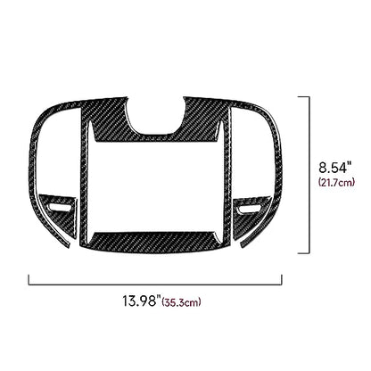 Car Central Navigation Screen Air Outlet Vent Decals for 2011 2012 2013 2014 Chrysler 300 / 300C / 300S / Limited/Base Accessories Interior Stickers - color: Center Air Outlet， 2011-2014