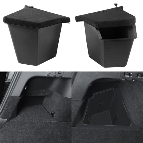 Tesla Model Y Juniper Rear Trunk Storage Bins 2025 2026 Tesla Model Y Juniper Trunk Organizer Storage Box with Cover TPE Tesla Model Y Juniper Accessories