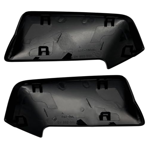 A-Premium 2 PCS Driver and Passenger Side Rearview Mirror Covers Caps - Compatible with Ford Expedition 2007-2017 & Lincoln Navigator 2007-2014 - Smooth Black - color: Smooth Black