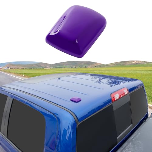 RT-TCZ Roof Antenna Cover Trim Decoration Exterior Accessories for Dodge Challenger 2009-2024,for Dodge Charger 2010-2024,for Dodge Ram 2010-2015 (Purple) - color: Purple