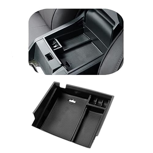 Center Console Armrest Storage Box Compatible with Honda Accord Sedan 2013 2014 2015 2016 2017 ABS Tray Insert Organizer Glove Pallet Black - size: for Accord | 2013-2017