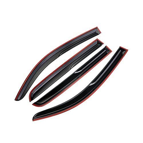 94768 Original Sunproof Waterproof Side Window Visor,4pcs Tape-On Rain Guards Set Compatible with 2016-2022 Toyota Tacoma Double Cab/Crew Cab - size: 2016-2022 Toyota Tacoma