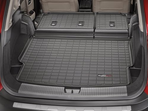 WeatherTech SeatBack Cargo Liner HP for Cadillac Escalade ESV, Yukon XL, Escalade-V ESV - Behind 3rd Row w/Bumper Protector (401466IMSK), Black - color: Black