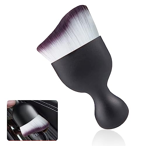 1 PC Car Interior Dust Brush, Auto Scratch Free Detailing Brush, Soft Car Interior Cleaning Brush Auto Accessories for Automotive Dashboard, Air Conditioner Vents, Computer (Purple) - color: Purple, size: 1 PC #113