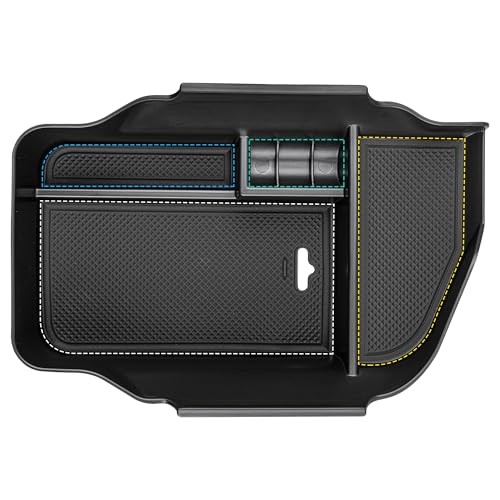 RED WOLF Center Console Organizer Tray for 2014-2024 Lexus RC 300 350 IS 350 500 Armrest Box Secondary Storage Factory Model Design with Anti-Slip Pad