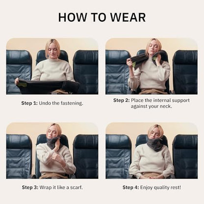 trtl Pillow - Scientifically Proven, Super Soft Neck Support Travel Pillow for Airplanes - Lightweight and Machine Washable - Ergonomic Design for Traveling on Flights, Cars, and Trains - Red - color: Red