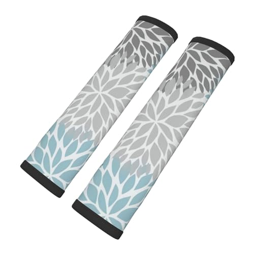 2 Pack Seat Belt Covers with Dahlia Flower Pattern, Soft Comfortable Seat Belt Pads for Adults Universal Car, Seat Belt Shoulder Pad for A More Comfortable Driving - color: Dahlia Flower