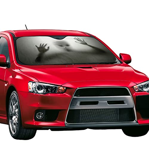 Alien trapped Car Windshield Sunshade Front Window Sun Visor Protector Foldable Shield Cover for Truck SUV - color: Black6