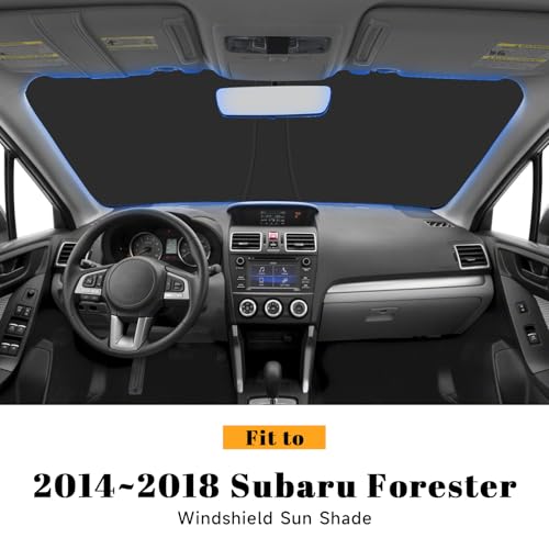 Car Windshield Sun Shade for Subaru 2014-2018 Forester Accessories (OEM Design) Reflective Foldable Heat Insulation Sunshade for Ultimate Protection - size: for Subaru 2014-2018 Forester