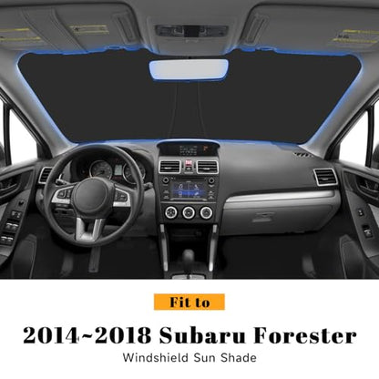 Car Windshield Sun Shade for Subaru 2014-2018 Forester Accessories (OEM Design) Reflective Foldable Heat Insulation Sunshade for Ultimate Protection - size: for Subaru 2014-2018 Forester