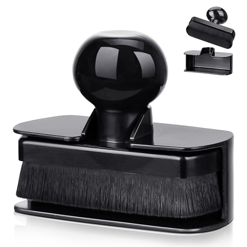 BABYSHEEP Car Tire Shine Applicator,Large Vegan Tire Shine Brush - Automotive Tire Dressing Applicator Brush with Storage Stand for Tire Detailing & Car Wash Kit, Black, 3.6 Inch Length (Black) - color: Black
