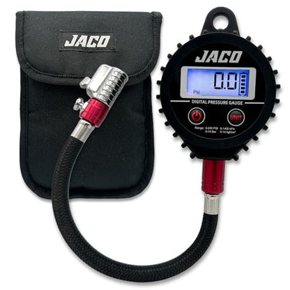 JACO ElitePro-X Digital Tire Pressure Gauge with Lightning Chuck - 200 PSI - size: 200 PSI
