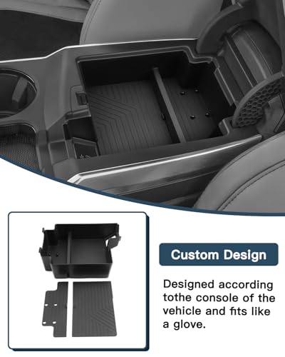 Ruiya 2025 2026 RDX Center Console Organizer for 2026 Acura RDX Accessories ABS Material Armrest Console Glove Tray Compatible with 2025 2026 Acura RDX A-Spec Advance/SH-AWD/A-Spec/Advance/Technology - color: 2025+ Acura RDX
