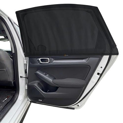 EcoNour Custom Fit Car Window Screens for Honda Civic 2022–2026 | Rear Side Mesh Sun Shade Cover for Baby Privacy & Blackout Camping Protection | Breathable Car Window Accessories - size: Fit for Honda Civic 2022–2026