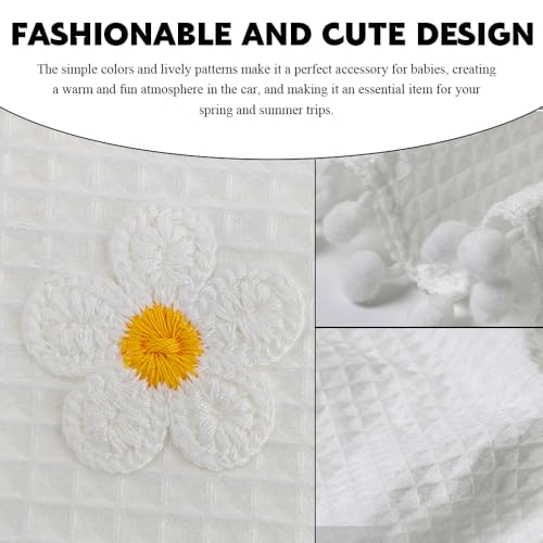 Car Side Window Sun Shade Privacy Curtain for Baby, Suction Cup Window Shade, 25"x18" Car Cartoon Sunshade Protector Heat Blocker Cover, Privacy Curtain for Kids Women (Five Small Flowers) - color: Five Small Flowers