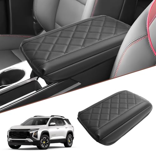 SKTU 2025 2026 Chevy Equinox Accessories Center Console Cover for 2025 2026 Chevrolet Equinox (LT/ACTIV/RS) Armrest Cover 2025 2026 Equinox Armrest Pad 2025 2026 Chevy Equinox Center Console Cushion - color: for 2025 2026 Equinox