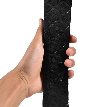 WSSROGY 24 Inch Long Car Seatbelt Cover, Soft Comfort Seatbelt Protector Pads Strap Protecting Neck Shoulder Clothes for Car SUVS Truck (Black) - color: Black