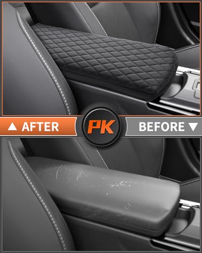 Shademax Custom for 2023 2024 2025 2026 Toyota Prius Center Console Cover Armrest Cover Cushion Pad Cover 2025 Prius XW60 5th Accessories Middle Console Arm Rest Protector PU Leather Anti-Scratch - size: for 2023-2026 Toyota Prius