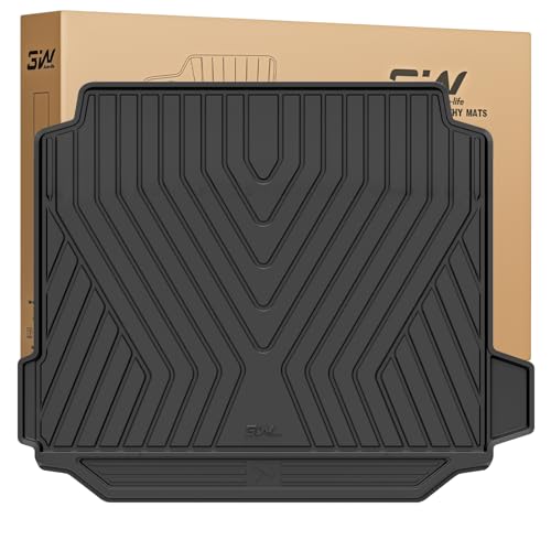 3W BMW X5 Cargo Liner 2019-2024 2025 2026 All Weather TPE Trunk Mats Custom Fit Heavy Duty(Not for Hybrid and with Side Netting Kit) - style: 3) X5 2019-2026 | Cargo Liner