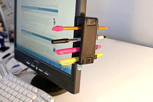 Easy To Use Products Pen Grip, Pencil Holder in Black (2 Pack) - size: 2 Pack Black