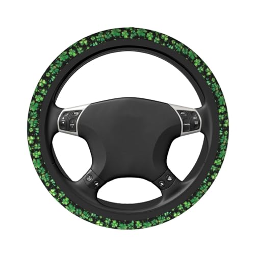 St. Patrick's Day Steering Wheel Covers Non Slip Neoprene Universal 15 Inch Steering Wheel Protector Car Cover for Men Women - color: St. Patrick's Day