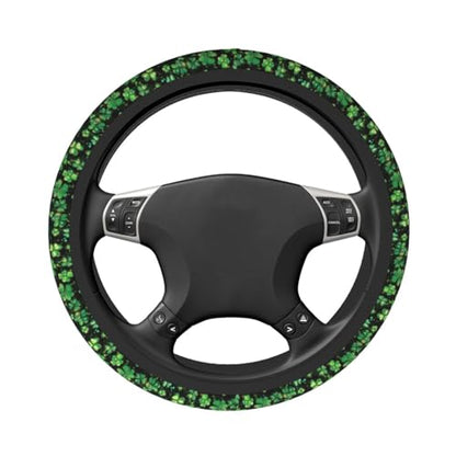 St. Patrick's Day Steering Wheel Covers Non Slip Neoprene Universal 15 Inch Steering Wheel Protector Car Cover for Men Women - color: St. Patrick's Day
