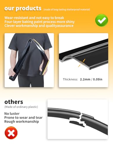in-Channel Window Rain Guards Fit for 1996-2026 Chevy Express Van & GMC Savana 2500 3500, Extra Durable Window Visors Window Deflectors Vent Shades Car Accessories - size: For Chevy Express Van/GMC Savana 1996-2026