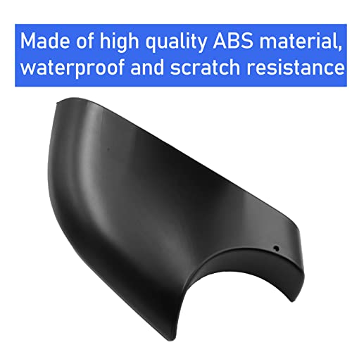 Jaronx Compatible with Tesla Model 3 Mirror Lower Cover 2017-2025,Left Drive Side Rearview Mirror Base Bottom Cover Trim Replacement for Tesla Model 3 Accessories(Left) - size: Left Side Black, style: Model 3