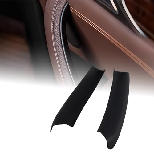 2PCS Driver and Passenger Side Black Pull Handle Covers Compatible for X3 F25 2010-2016 X4 F26 2014-2017 Left and Right Door Handle Interior - color: Black, size: 2PCS Left & Right Pull Handle