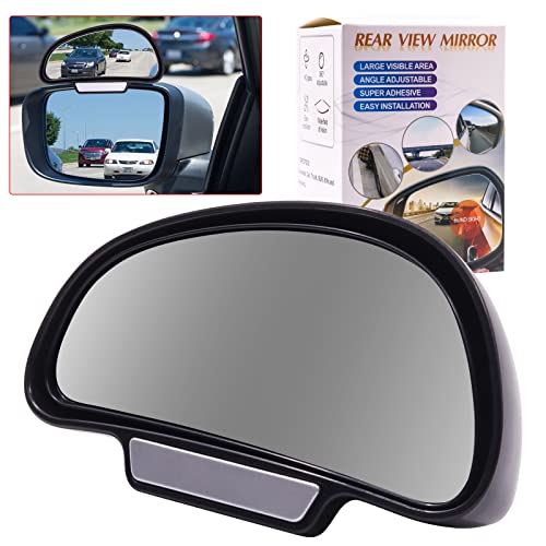 Car Blind Spot Mirror,Wide Angle Rearview Mirror,Adjustable Car Auxiliary Side Mirror Universal for Cars Truck,Left