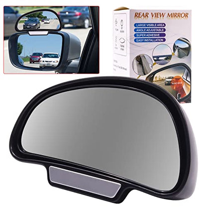 Car Blind Spot Mirror,Wide Angle Rearview Mirror,Adjustable Car Auxiliary Side Mirror Universal for Cars Truck,Left