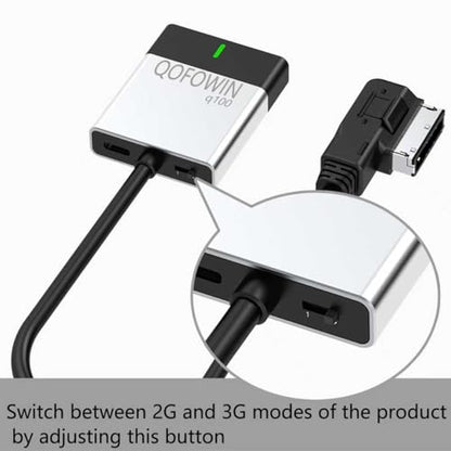 Audi Bluetooth car High-Definition Music Adapter,Wireless Audio Adapter,Compatible with Audi 3G AMI,2G AMI Interfaces,Mercedes Media,Mercedes Music Interface,and Volkswagen Music Interface