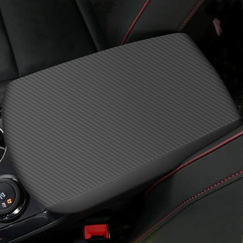 AOMSAZTO Console Covers for 2011-2019 Ford Explorer Armrest Covers for Ford Explorer Black with Carbon Fiber - color: black-3