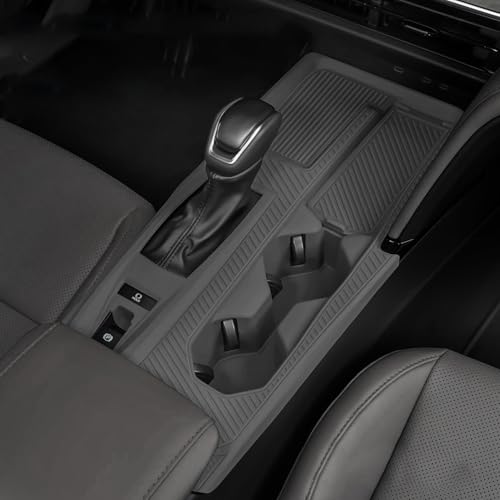 Temmis Center Console Silicone Organizer Wrap Kit for Toyota Camry 2024-2025, Full-Wrap Center Consel Electrostatic adsorption Cover for Toyota Camry-Black - color: Black for Center Console Wrap