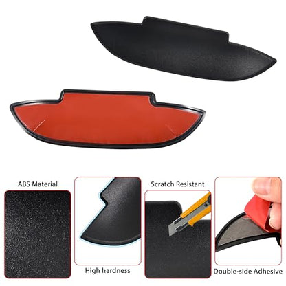 Door Bowl Scratch Protector for Dodge Challenger 15-23, Matte Black Door Handle Paint Cover Guard Door Handle Bowl Protection Cover Trim for Dodge Challenger 2015-2023 Accessories - 2PCS