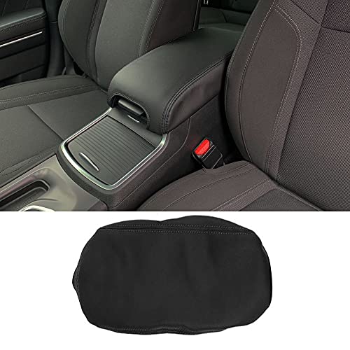 LEXLEY Armrest Box Cover Center Console Pad Waterproof Anti-Scratch Leather Protector Covers For Dodge Charger 2011-2023/Chrysler 300 2015-2022-Black Stitches - color: Black Stitches