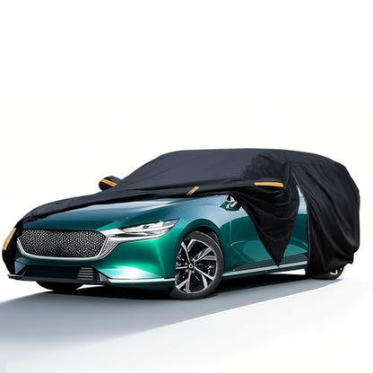 600D Waterproof Car Cover Custom Fit for Mazda MX5 Miata (1990-2025), Outdoor Car Cover Waterproof All Weather for Automobiles Sun Rain Snow Protection with Door Zipper - size: Custom Fit Mazda MX5