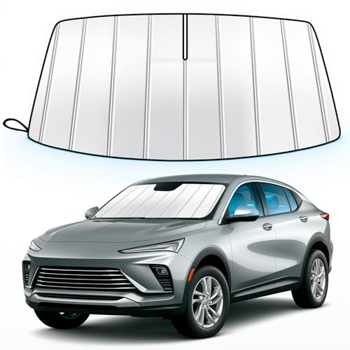 Windshield Sun Shade for Buick Envista 2024-2026, Custom Fit Accordion Folding Design Car Front Window Sunshade Sun Visor Shield Accessories for Interior Protector, Blocks UV Rays & Heat - size: For Buick Envista 2024-2026
