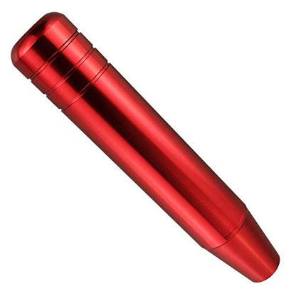 Abfer Long Shifter Knob Car Weighted Gear Stick Shift Knobs Extension Metal Shifting Lever Replace Fit Most Manual Automatic Transmission Vehicle (Red) - color: Red