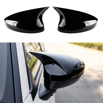Thenice for 11th Gen Civic Rearview Mirror Cover Side Rear View Mirror Protector Compatible with Honda Civic 2022 2023 2024 2025 2026 -Glossy Black