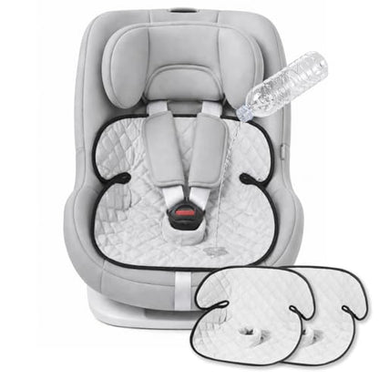 2-Pack Waterproof Piddle Pads, Potty Training Car Seat Protector & Reusable Liner – Non-Slip, Leak-Proof Cover for Car Seats, Strollers, High Chairs, Machine Washable(Grey) - color: Grey