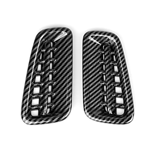 Car Air Outlet Vent Cover Trim Decals for 2022 2023 2024 2025 Honda Civic 11th Gen Accessories ABS Carbon Fiber Interior Stickers - color: Air Vent Trim