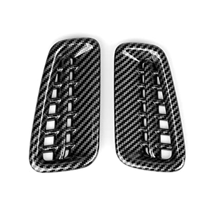 Car Air Outlet Vent Cover Trim Decals for 2022 2023 2024 2025 Honda Civic 11th Gen Accessories ABS Carbon Fiber Interior Stickers - color: Air Vent Trim