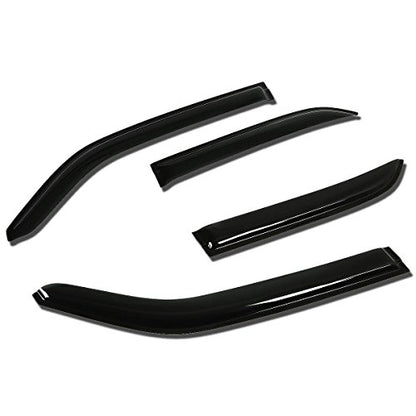 Auto Dynasty Replacement for Chrysler 300/Dodge Magnum 4pcs Window Vent Visor Deflector Rain Guard (Dark Smoke) - size: 05-10 Chrysler 300 / Dodge Magnum