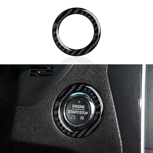 Car Carbon Fiber Decal Keyhole Sticker B Interior Trim Cover for Ford Explorer Sport 2010-2019 Accessories - color: Keyhole B
