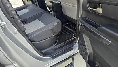 Premium MAXPRO Tacoma Floor Mats 2024 2025 2026 Toyota Tacoma Double Cab Automatic 1st&2nd Row Car Mats All Weather Waterproof TPE Floor Liners Custom Fit Truck Car Mats Accessories Tapetes Para Carro - size: 2024-2025 Toyota Tacoma, Automatic, Double Cab